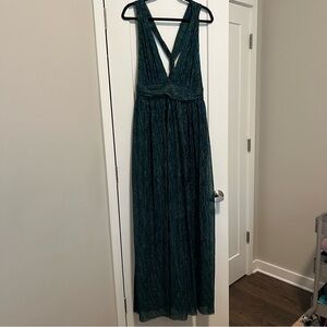 Elegant Green Maxi Dress